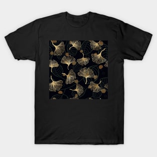 Ginko leaves pattern T-Shirt